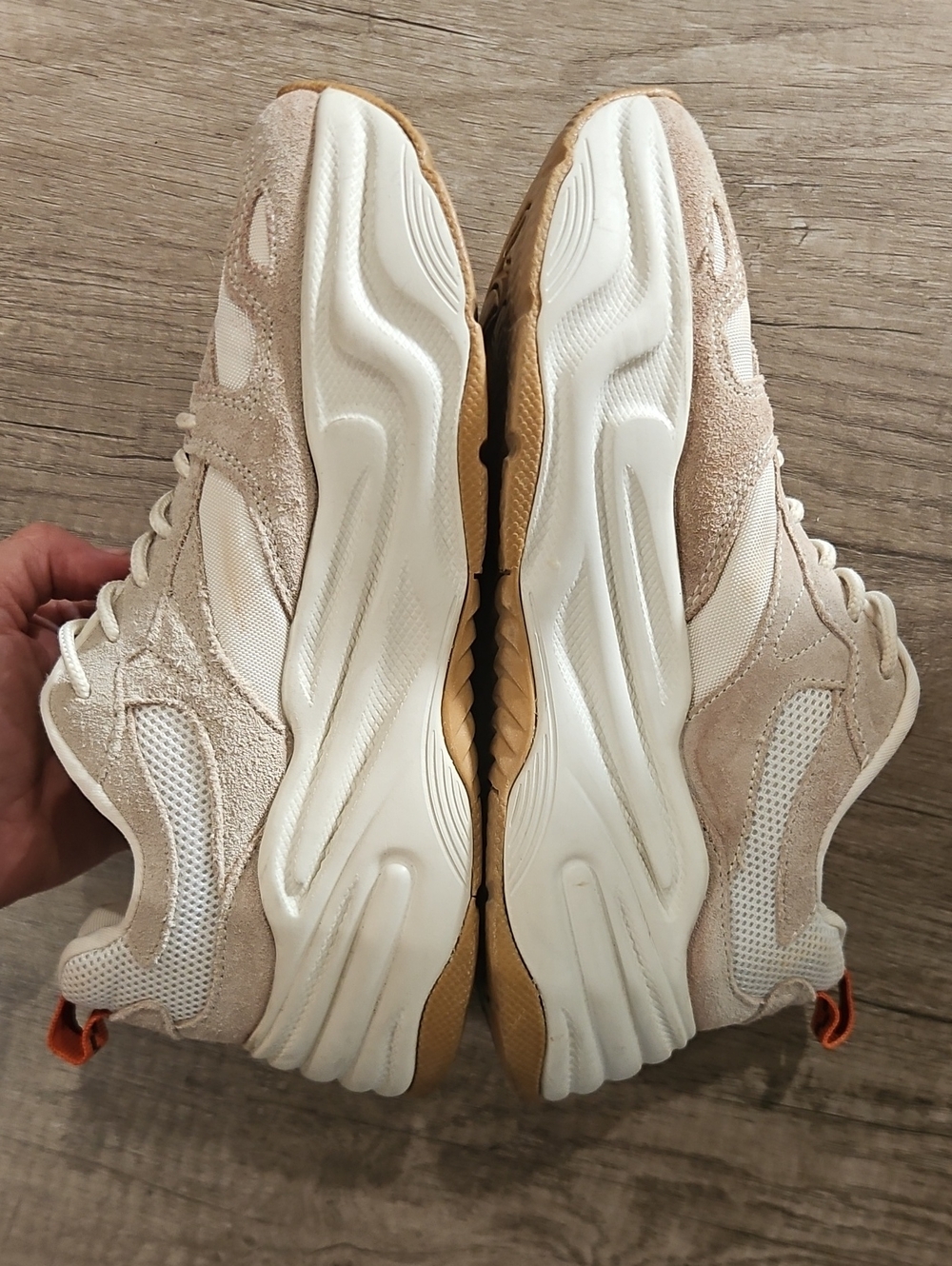 Zara Neutral Chunky Platform Sneakers - Women 36 - Picture 7 of 14